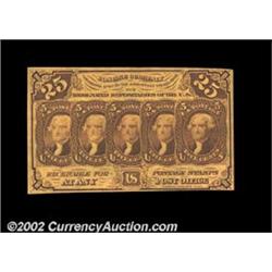 Fr. 1281 25ó First Issue Choice New. A nice example that lacks the margins for the Gem grade. Import