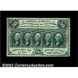 Fr. 1310 50c First Issue Choice New. This gorgeous perforated 50c note is a Superb example in every.