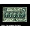 Image 1 : Fr. 1310 50c First Issue Choice New. This gorgeous perforated 50c note is a Superb example in every.