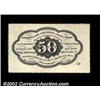 Image 2 : Fr. 1310 50c First Issue Choice New. This gorgeous perforated 50c note is a Superb example in every.
