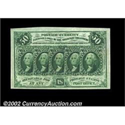 Fr. 1312 50c First Issue Superb Gem New. One of the very nicest, if not the nicest example of a firs