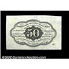 Image 2 : Fr. 1312 50c First Issue Superb Gem New. One of the very nicest, if not the nicest example of a firs