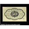 Image 2 : Fr. 1312 50c First Issue Superb Gem New. The second of two spectacular Fr. 1312's. This one has marg