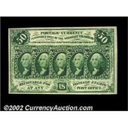 Fr. 1312 50ó First Issue Very Choice New. With just a tiny bit more margin, this pretty, problem-fre
