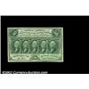 Image 1 : Fr. 1312 50c First Issue Very Choice New. The face is beautifully centered and the back is slightly.