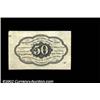Image 2 : Fr. 1312 50c First Issue Very Choice New. The face is beautifully centered and the back is slightly.