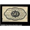 Image 2 : Fr. 1313 50c First Issue New. An overall pleasing example of this very scarce, straight-edge no mono