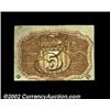 Image 2 : FR. 1233 5ó Second Issue Choice New. Tightly margined, but a lovely note in all other respects. Impo