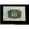 Image 3 : Fr. 1244SP 10ó Second Issue Wide Margin Pair. The face is fully Gem New, with beautiful, original em
