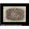 Image 2 : Fr. 1283 25c Second Issue Choice New. The margins range from huge to small on this nice Second Issue