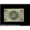 Image 2 : Fr. 1227 3ó Third Issue Gem New. Dark Curtain 3ó notes are very elusive in top grade. This one is a.