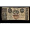 Image 1 : Dominican Republic 20 Pesos overprinted on 1 Peso Pick 6A very rare issue that is unpriced in Pick a