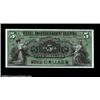 Image 1 : Toronto, ON- The Dominion Bank $5 Jan. 1, 1896 Ch. 220-16-02A gorgeous fully green tinted Specimen,.