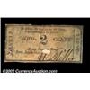 Image 1 : Troy, NY- U. Miller 2ó July, 1815 Harris UNLA very rare early Troy note. Harris lists only a 2ó note