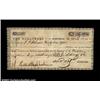 Image 1 : Houston, TX - Republic of Texas Treasury Warrant $96.13 Aug. 28, 1837 Cr. HW4 Medlar 5Pen cancelled.