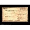 Image 1 : Houston, TX - Republic of Texas Treasury Warrant $100.00 May 25, 1838 Cr. HW9 Medlar 15Crisp Very Fi