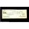 Image 1 : New York, NY - Manhattan Company of New York Aug. 10, 1803A bright and fresh looking early document.