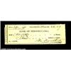 Image 3 : Lot of Four Early Dated Philadelphia Checks. Four checks from Philadelphia banks from the 1810s and.