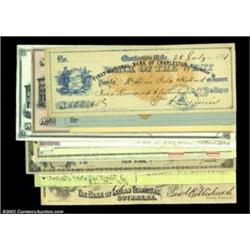 Historical Checks. A nice group of 21 checks of various historical importance, including a small gro