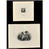 Image 1 : Two Vignettes from the American Bank Note Company. Two vignettes, both proofs mounted on cardstock,.