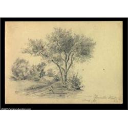 Thomas F. Morris Original Artwork. Another pencil drawing by Morris, this a nicely done rendition of