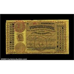 Washington, DC Postal Note-A Postal Note dated September, 1883 for 1ó. This is, to our recollection,