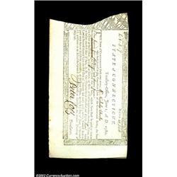 Hartford, CT - State of Connecticut Treasurer's Form June 1, 1780A Treasurer's form for the "Connect