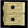 Image 1 : Hartford, CT - State of Connecticut Treasury Bearer's Certificates June 1, 1781 Anderson CT-24An unc