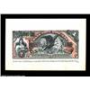 Image 1 : Homer Lee Bank Note Company Specimen Proof and Vignette. A Proof on cardstock of a specimen note pri