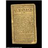 Image 1 : Nathanael Low Almanack, 1781. An Astronomical Diary or Almanack printed by Nathanael Low, Boston, in