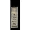 Image 1 : Abe Lincoln Memorial Ribbon. A 4 1/2'' by 1 1/2" white silk mourning ribbon printed with a black bor