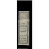 Image 2 : Abe Lincoln Memorial Ribbon. A 4 1/2'' by 1 1/2" white silk mourning ribbon printed with a black bor