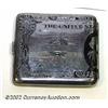Image 2 : Fifty Dollar Bill Cigarette Case. This half-size case is in excellent condition, with a red serial n