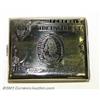 Image 2 : $100 Bill Cigarette Case. This half-size case is in beautiful shape, with the metal surfaces bright.