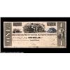 Image 1 : Hartford, CT - Connecticut River Banking Company $1 UNLAn unissued remainder that is Uncirculated bu