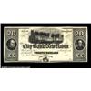 Image 1 : New Haven, CT- The City Bank of New Haven $20 G76 ProofProof mounted on card. This is a scarce non-A