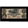 Image 1 : Voluntown, CT- Granite Bank $2 Nov. 2, 1857 G4aA nice example of this scarce note. Very Fine. Import