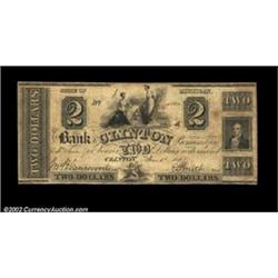 Clinton, MI- Bank of Clinton $2 June 1, 1837 G4 Bowen 2Nice Very Fine. Important notice: We expect t
