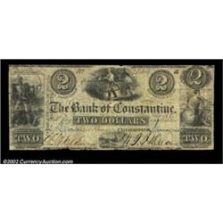 Constantine, MI- The Bank of Constantine $2 June 1, 1841 G4 Bowen 3A nicer grade example bearing the
