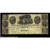 Image 1 : Detroit, MI- The Bank of Michigan $5 Jan. 4, 1838 G24 Bowen 25The Haxby plate example of this very r