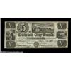 Image 1 : Detroit, MI- The Detroit City Bank $5 June 20, 1837 G8 Bowen 20A high grade example with an expanded