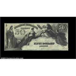 Detroit, MI- The Michigan Insurance Company $50 G28a Bowen 11A simply lovely note with one of the mo