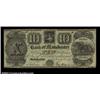 Image 1 : Manchester, MI- The Bank of Manchester $10 Nov. 20, 1837 G8 Bowen 4Attractive uncanceled Crisp Uncir