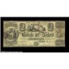 Image 1 : Niles, MI- The Bank of Niles $2 Jan. 15, 1838 G4 Bowen 2Another evenly circulated example which also