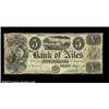 Image 1 : Niles, MI- The Bank of Niles $5 Jan. 2, 1838 G8 Bowen 4Last in this series from the Vlack holdings..