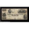 Image 1 : Palmyra, MI- The Lenawee County Bank $2 Dec. 22, 1837 G4 Bowen 2Attractive Very Fine+ example from t