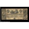 Image 1 : Pontiac, MI- The Oakland County Bank $2 Oct. 10, 1843 G14 Bowen 8Very Good, with a few pinholes but.