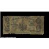 Image 1 : Otego, NY- Bank of Otego $2 Nov. 15, 1861 G4aBacked and with a few splits, but mostly intact and qui