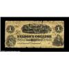 Image 1 : Cincinnati, OH- Nelson's Business College $1 Schingoethe OH150.1A very scarce early issue from here,