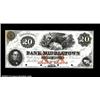 Image 1 : Middletown, PA- Bank of Middletown $20 G26a ProofEx-ABNCo sale proof, with a red overprint. Uncircul